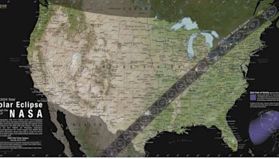 When and where? Interactive NASA map shows the best time to see the solar eclipse in your community