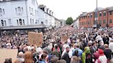 Thousands attend London anti-racism demonstration as protesters fail to show across England