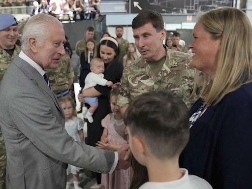 King Charles Shares Side Effect of Cancer Treatment at Military Ceremony with Prince William