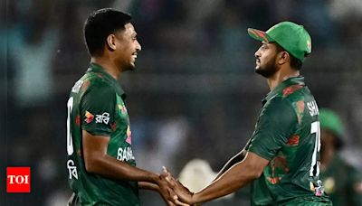 4th T20I: Shakib claims four as Bangladesh edge Zimbabwe | Cricket News - Times of India