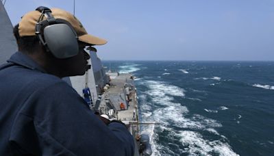 Chinese naval vessels, aircraft closely monitor US ship USS Halsey’s Taiwan Strait transit
