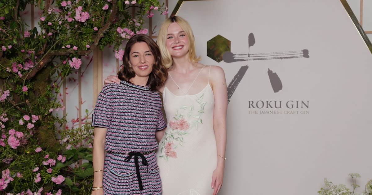 Elle Fanning Looks Angelic in a Vintage Slip While Reuniting With Sofia Coppola