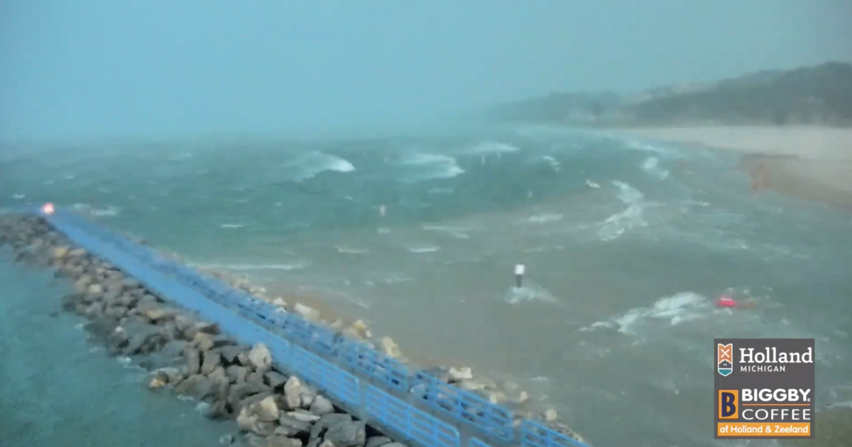 Meteotsunami strikes Lake Michigan shore