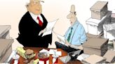 Cartoonists' takes: Trump on trial