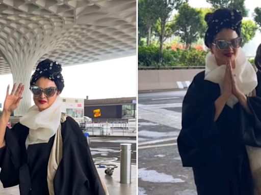 Watch: Rekha’s Airport Look Reminds Us She Is A Timeless Style Icon - News18