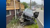 Vehicle crashes into building in Penn Hills