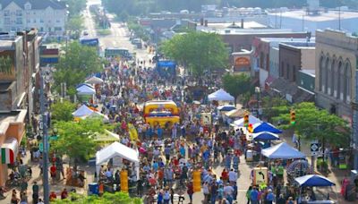 Lake Michigan beach town’s summer kick off street party adds car show