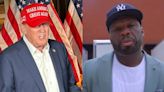 50 Cent usa foto de Donald Trump en concierto tras atentado