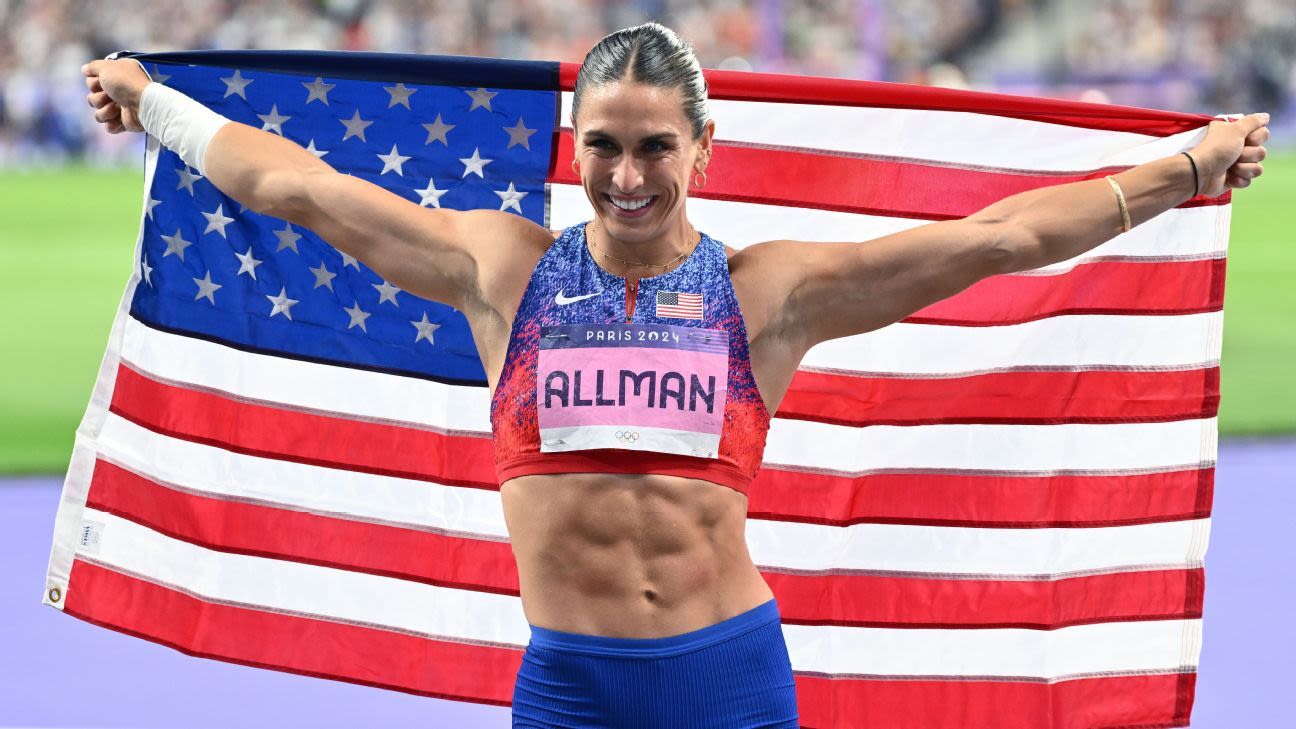 USA's Allman wins her 2nd women's discus gold