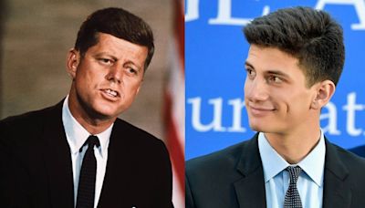 JFK's towering grandson has fans swooning in Vogue photoshoot as he's named their political correspondent