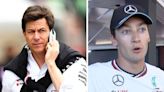 George Russell makes demand to Mercedes boss Toto Wolff after heated team radio