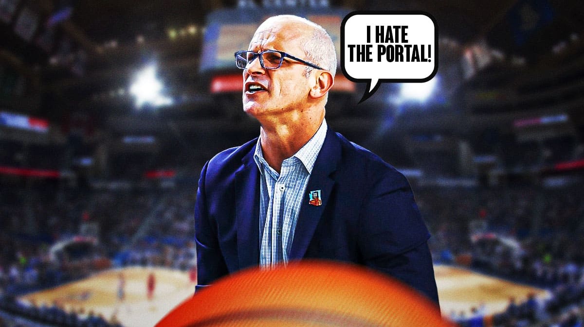 UConn basketball coach Dan Hurley's hilarious photo amid transfer portal madness