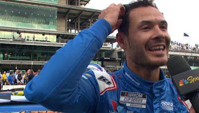 Kyle Larson wins Brickyard 400, vows to race the Indy 500 again next year