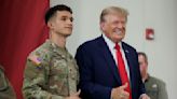 Trump Serves Food to Soldiers and Police, Complains There’s None Left for Him