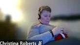 Dundee councillor Christina Roberts spotted sewing during meeting streamed online