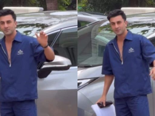 Ranbir Kapoor Sports Clean Shaven Look, Spotted With A Script Outside Sanjay Leela Bhansali's Office; Watch - News18