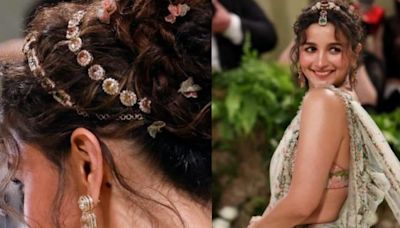 Alia Bhatt Puts 'Nazar Ka Kaala Tika' Behind Her Ear During Met Appearance, Photo Goes Viral | See Here - News18