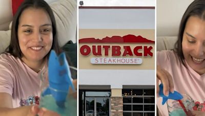 ‘I tried holding back my tears’: Outback Steakhouse customer has to make shark attack drink at home after server ruined it