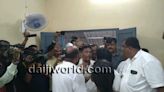 Udupi: Heated arguments erupt over SLRM unit handling, police intervene