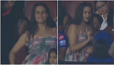 Woman dances to ‘Senorita’ during RCB vs CSK IPL match at Bengaluru stadium. Video