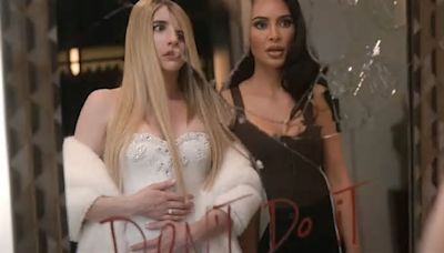 Kim Kardashian y Emma Roberts protagonizan beso en el tráiler de la parte 2 de 'American Horror Story: Delicate'