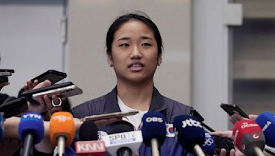 South Korea Olympic champ An Se-young returns home. Government reviews complaint of poor treatment