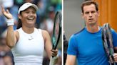 Andy Murray and Emma Raducanu to play mixed doubles at Wimbledon