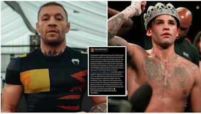 Conor McGregor unleashes on Ryan Garcia with 'the most savage tweet in the history of Twitter'