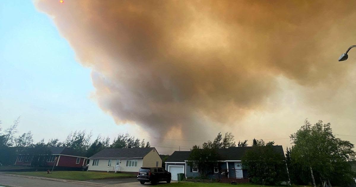 Thousands evacuated as ‘extremely aggressive’ wildfire burns in eastern Canada