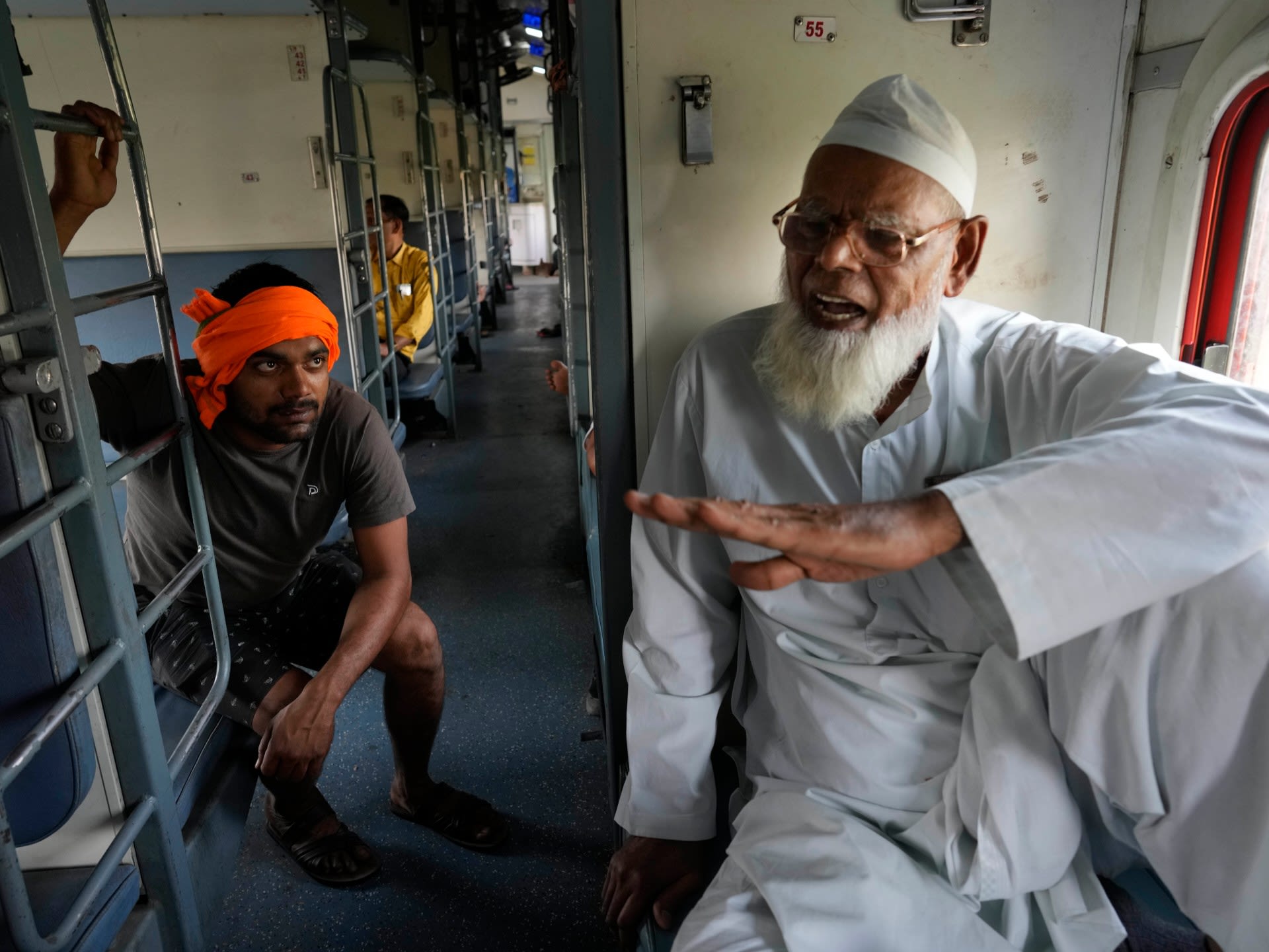 On one of India’s longest train rides, ongoing election divides passengers