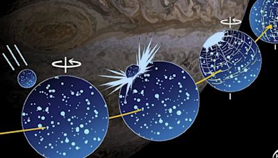 El impacto de un asteroide desplazó la luna más grande del Sistema Solar