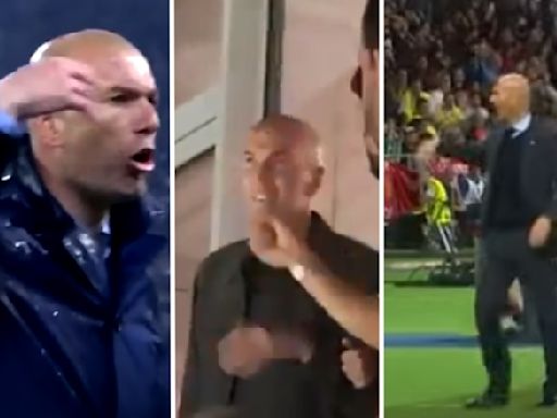 Zidane festejó el triunfo del Real Madrid con su célebre movimiento de manos