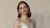 Pictured: Emma Stone at the Poor Things premiere in London