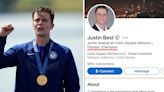 US Olympic champion, an investment banker, updates LinkedIn bio after gold medal