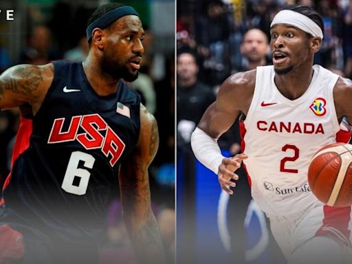 USA vs. Canada live score, updates, highlights from 2024 Olympic men's basketball exhibition game | Sporting News