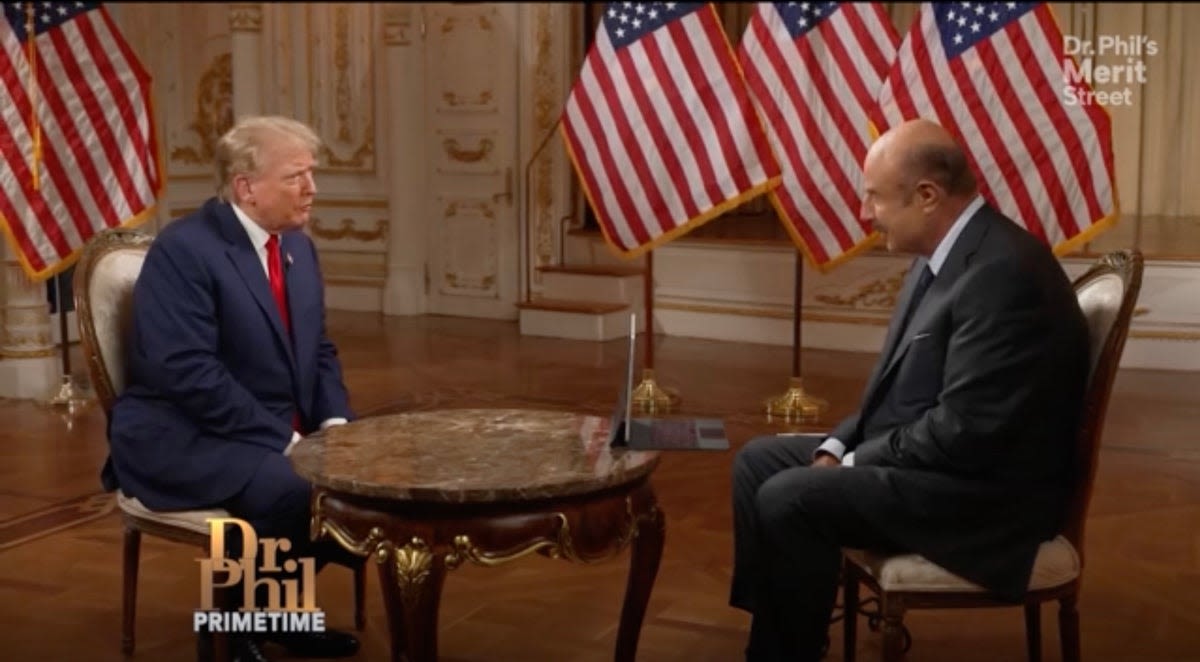 Trump tells Dr Phil taking revenge on political opponents ‘can be justified’ in wild interview: Live updates