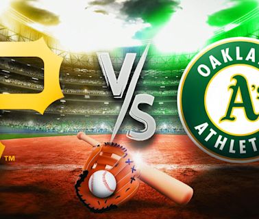 Pirates vs. Athletics prediction, odds, pick, how to watch