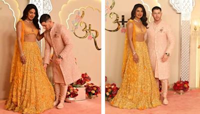 Priyanka Chopra Helps Hubby Nick Jonas Fix Sherwani, Latter's Cute Gestures Are Unmissable. WATCH NOW