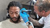 Derrick Rose Gets New Face Tattoos