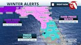 Arctic cold front to bring season's coldest temperatures to Florida over Christmas weekend