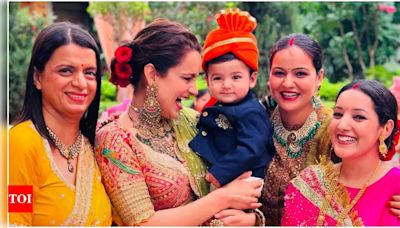 Kangana Ranaut's new pics from her brother's wedding go viral! | Hindi Movie News - Times of India