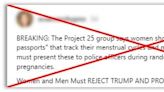 Satire fuels misinformation about Project 2025 plan for Trump presidency