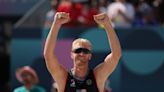 Former NBA player Chase Budinger remarkably won his first beach volleyball match as an Olympian