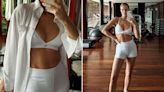 Rosie Huntington-Whiteley’s Workout Set Is From the Brand Katie Holmes Wears on Repeat