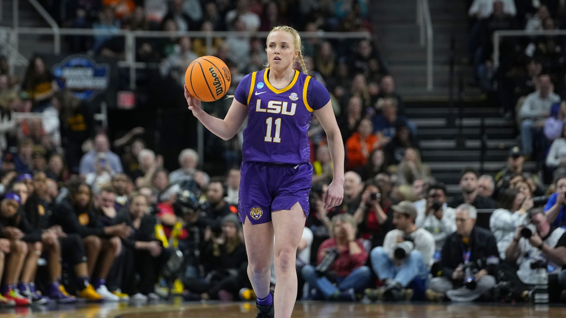 Hailey Van Lith is headed to TCU for a final season after a one-year run with LSU