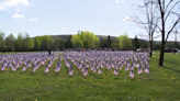 Local students help install thousands of flags at Somerset County's Patriot Park