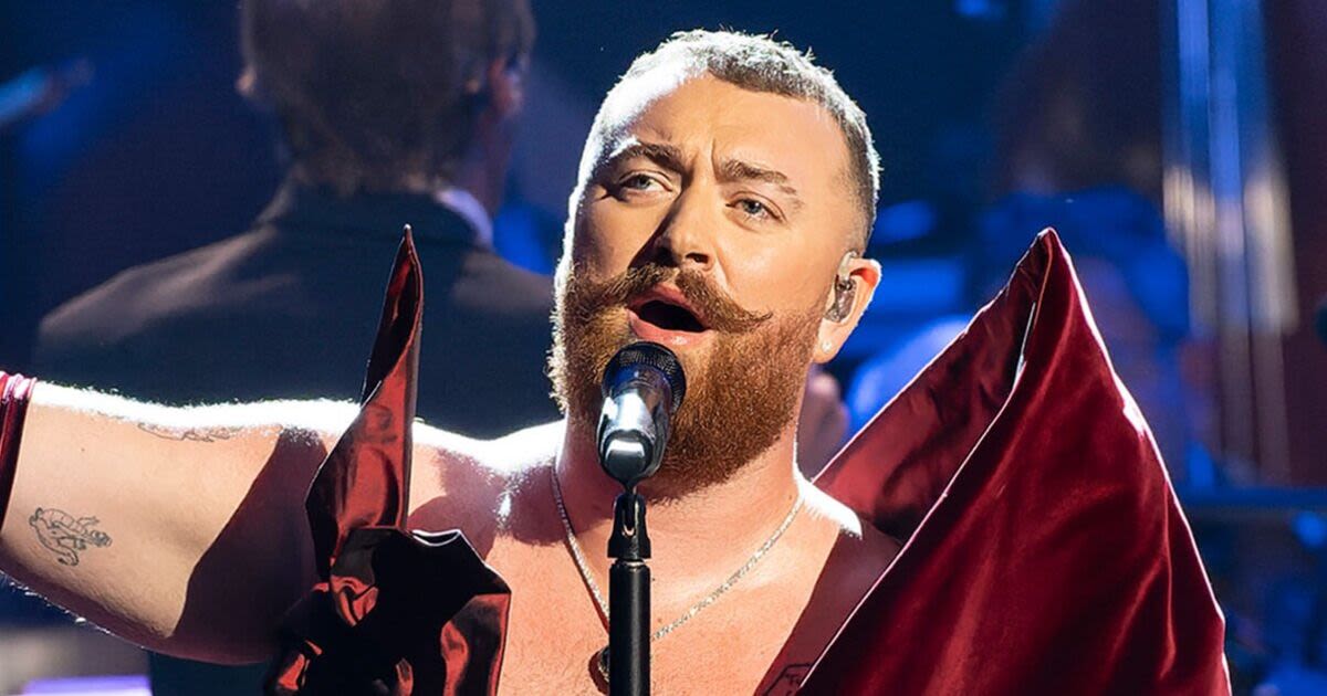 Sam Smith flashes chest in extravagant gown for BBC Proms performance