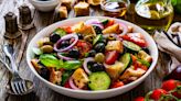 Put A Greek Twist On Panzanella Salad With Kalamata Olives And Feta