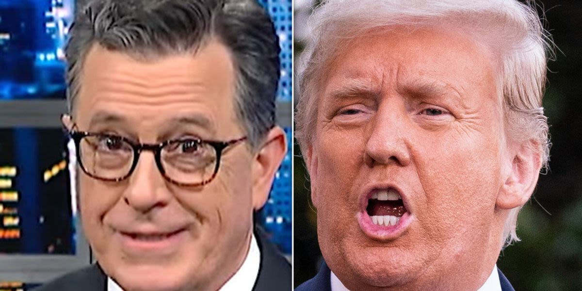 Stephen Colbert Spots Big 'Warnings' For Trump In Latest Election Numbers