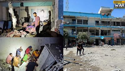 Israeli strike kills dozens at UN school complex sheltering civilians